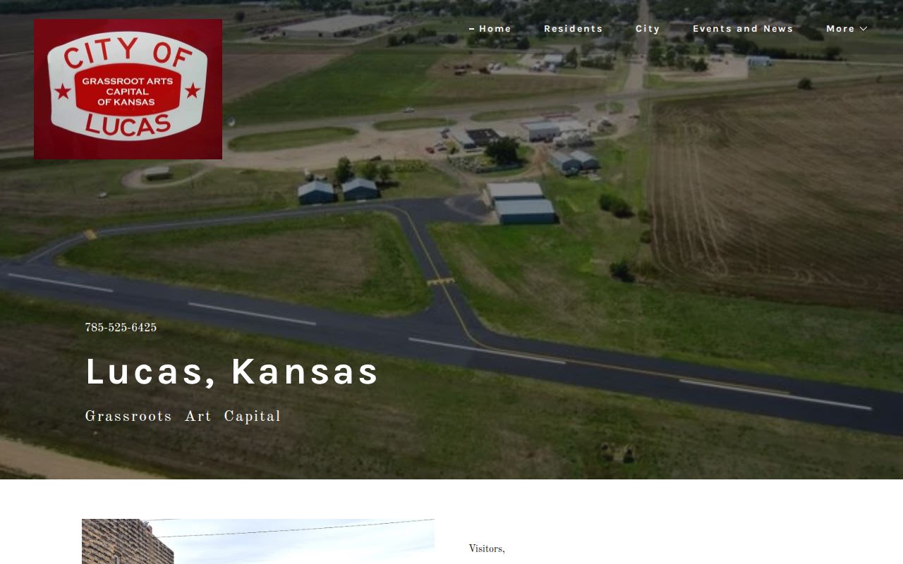 Official City of Lucas contact webpage